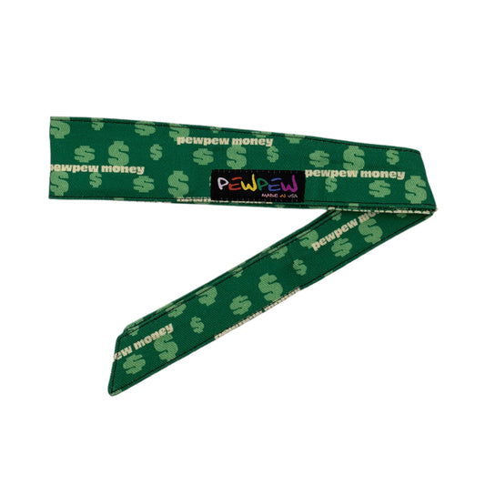 MONEY CASH GREEN HEADBAND