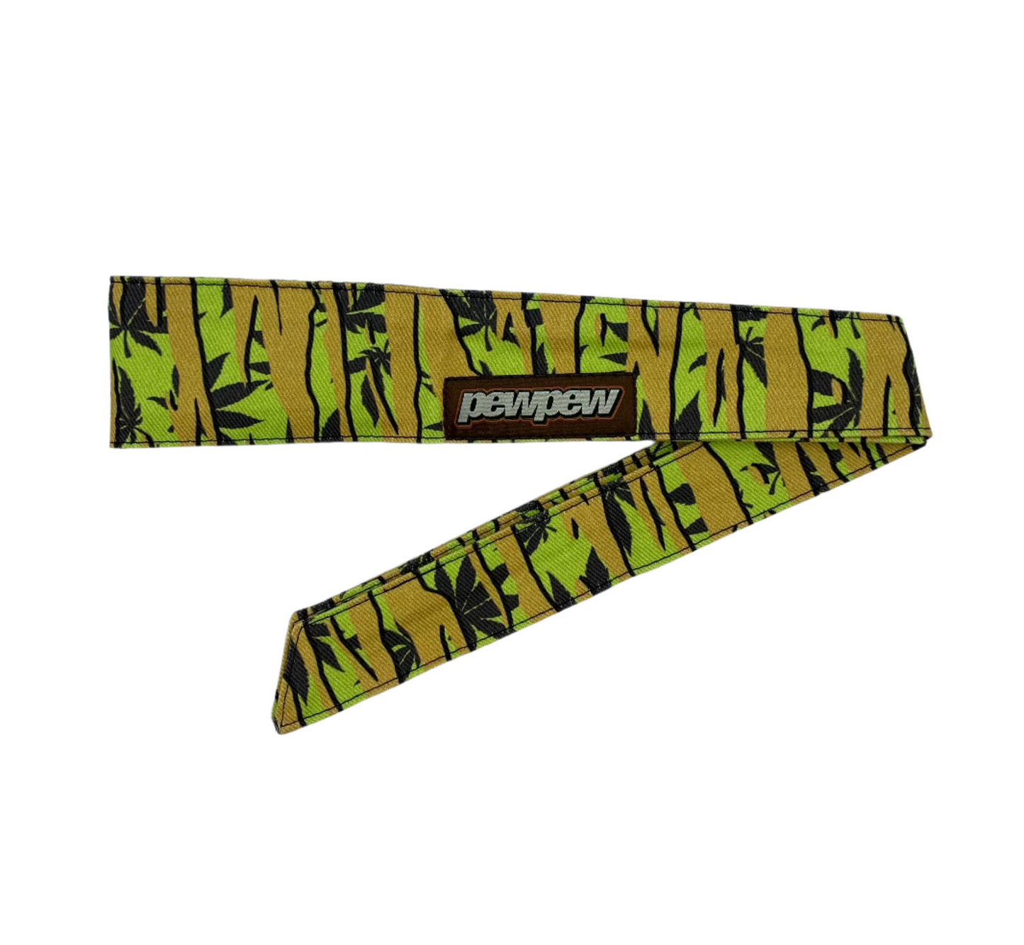 VERT TIGER STRIPE BUD ORANGE HEADBAND