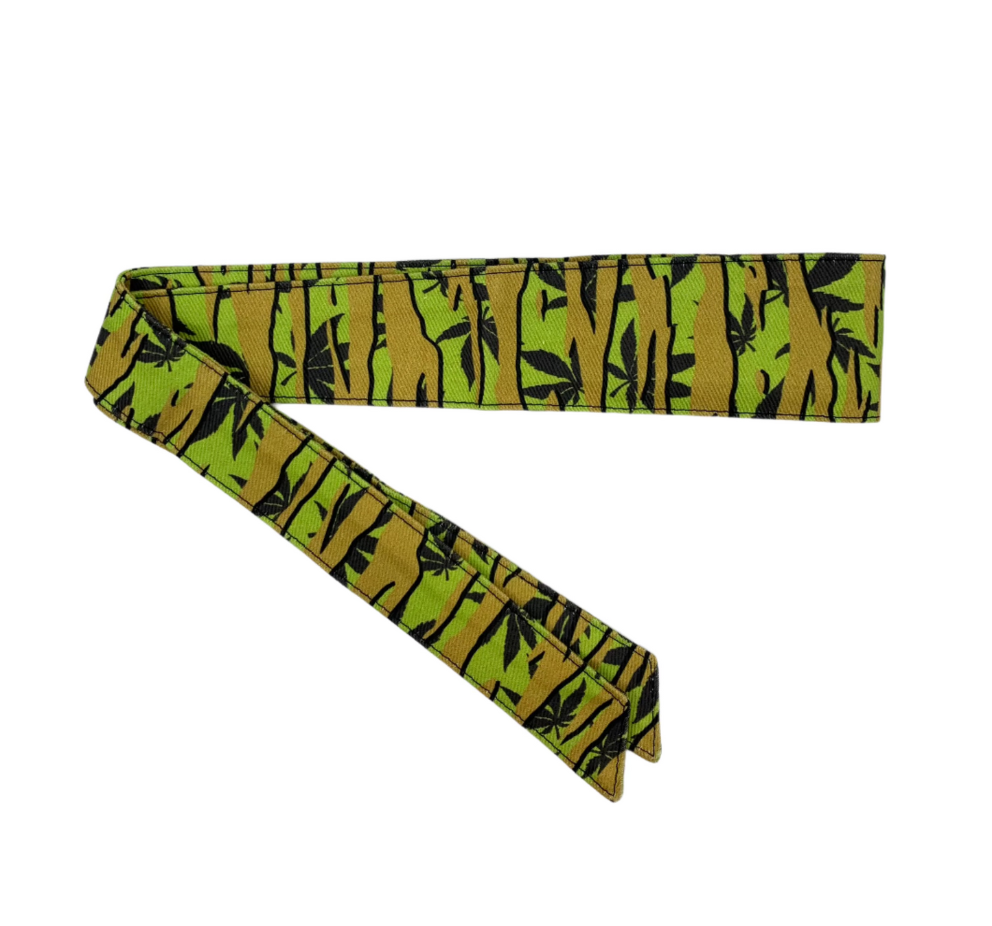 VERT TIGER STRIPE BUD ORANGE HEADBAND