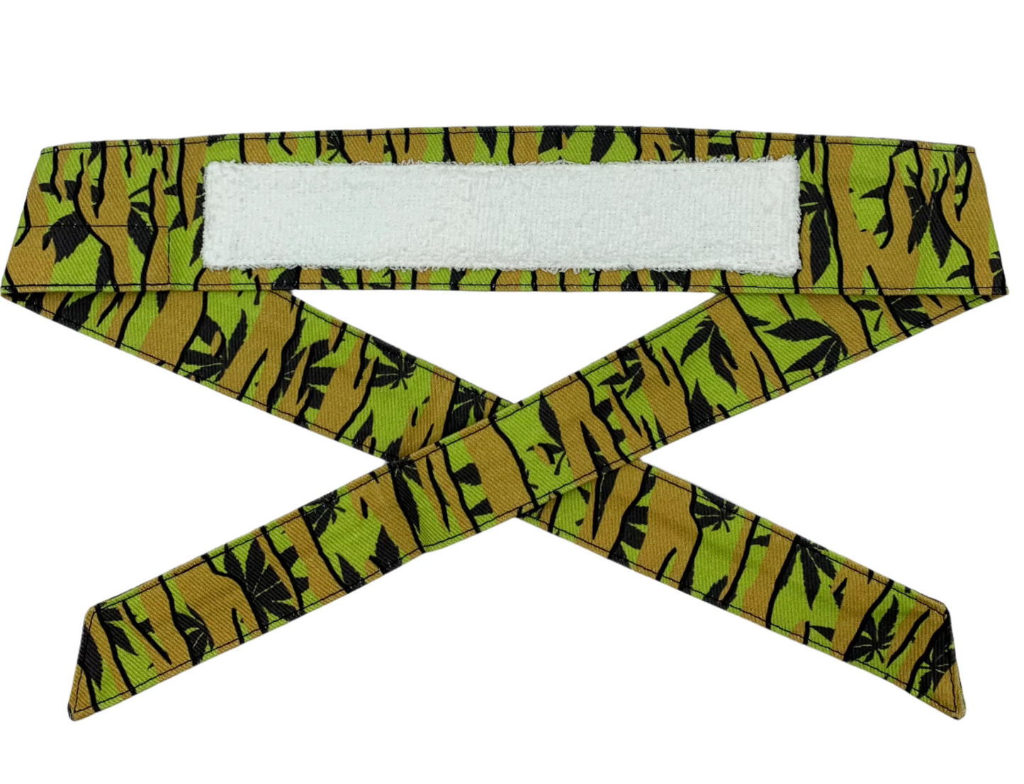 VERT TIGER STRIPE BUD ORANGE HEADBAND