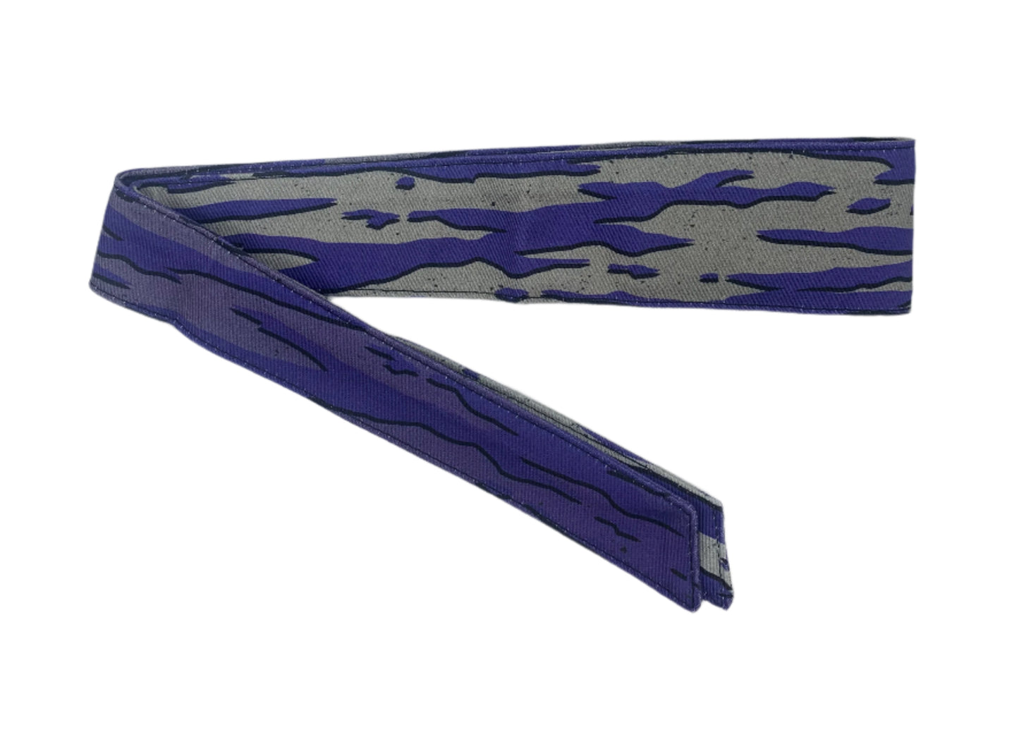 HORIZONTAL T.S. FADED GRAY PURPLE SPLASH HEADBAND